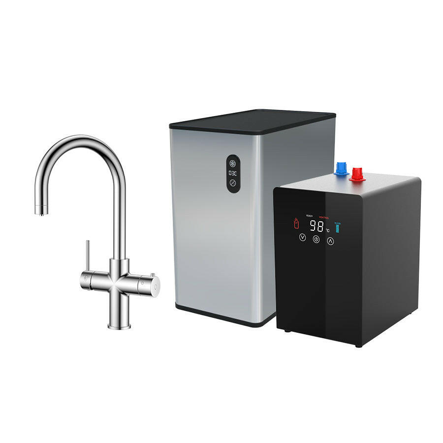 Aqua Boiler and Chiller with 4-in-1 Curved Spout Mixer.