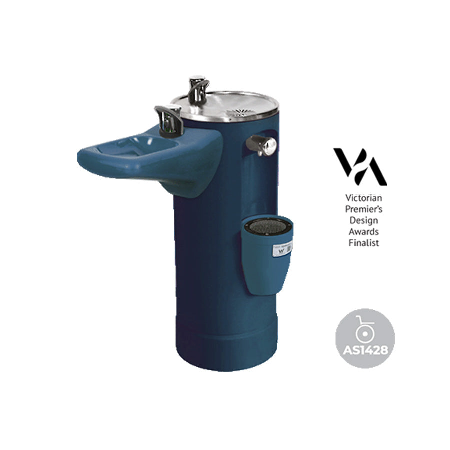 Universal AquaBubbler Freestanding Palm Push