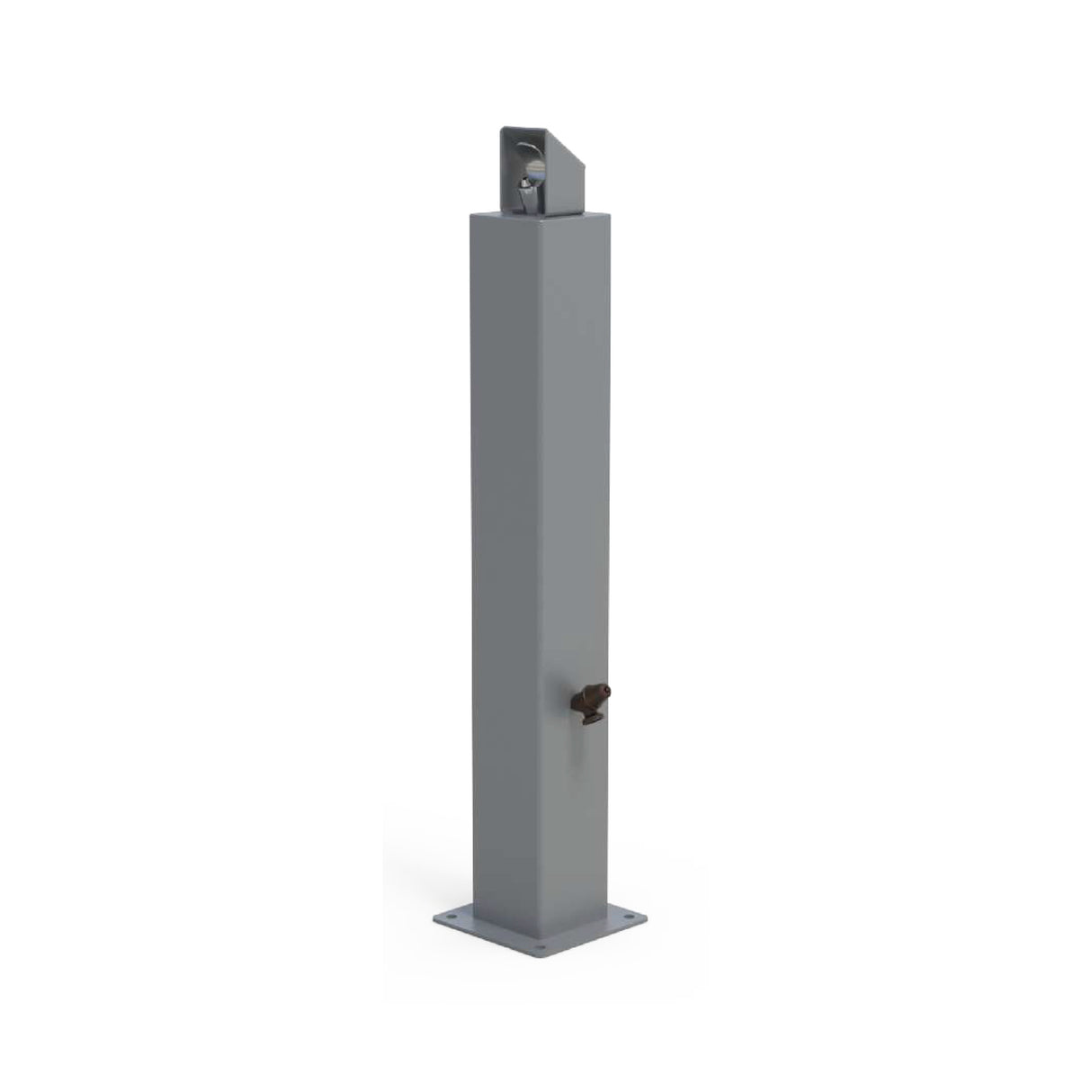 Aqua Hydrate "Powder Coated Aluminium" - Shrouded Push Button Bubbler Only, And Side Tap | Excludes Filter