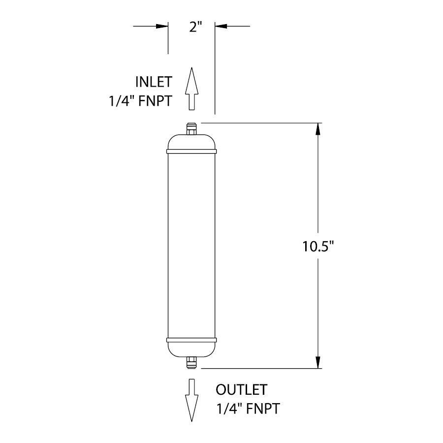 Everpure IN-10 In-Line Filter.