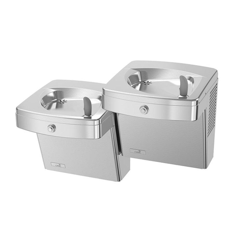 Oasis VersaCooler Split-Level Manual Vandal-Resistant Heavy-Duty Drinking Fountain.