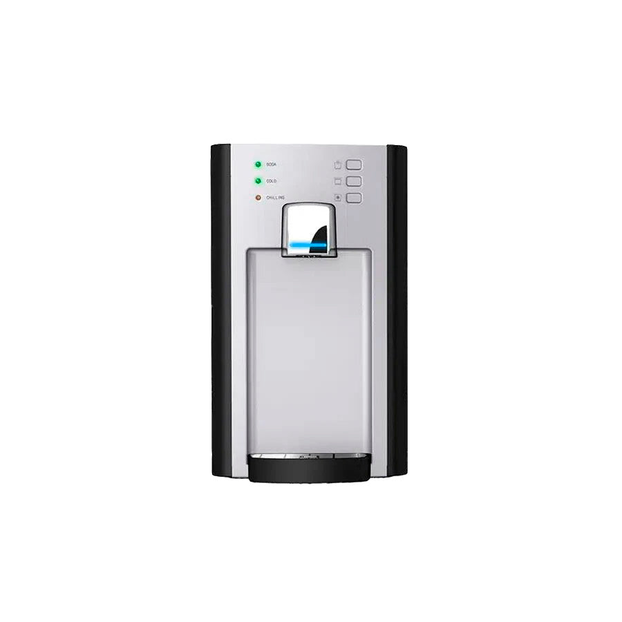 Signature Bench Top Inline Sparkling & Chilled - Black/Silver (Disposable 2.2 Litre CO2 Bottle Included)
