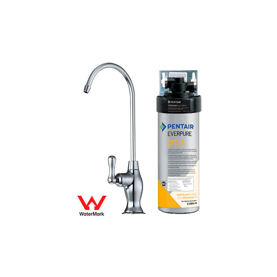 Under Bench Everpure Filter System with Tap - Commercial Grade