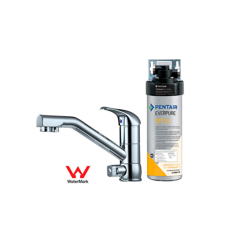 Under Bench Everpure Filter System with Mixer - Commercial Grade
