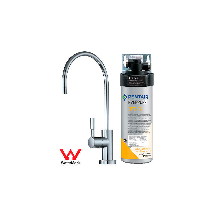 Under Bench Everpure Filter System with Tap - Commercial Grade