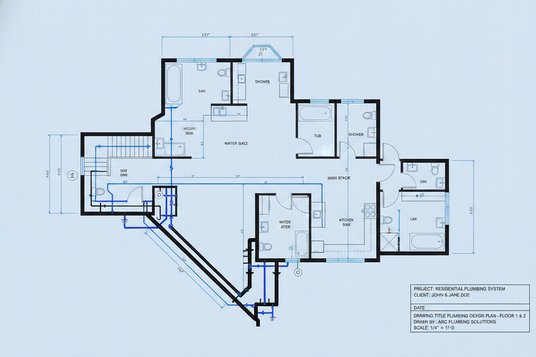 plumbing design plan