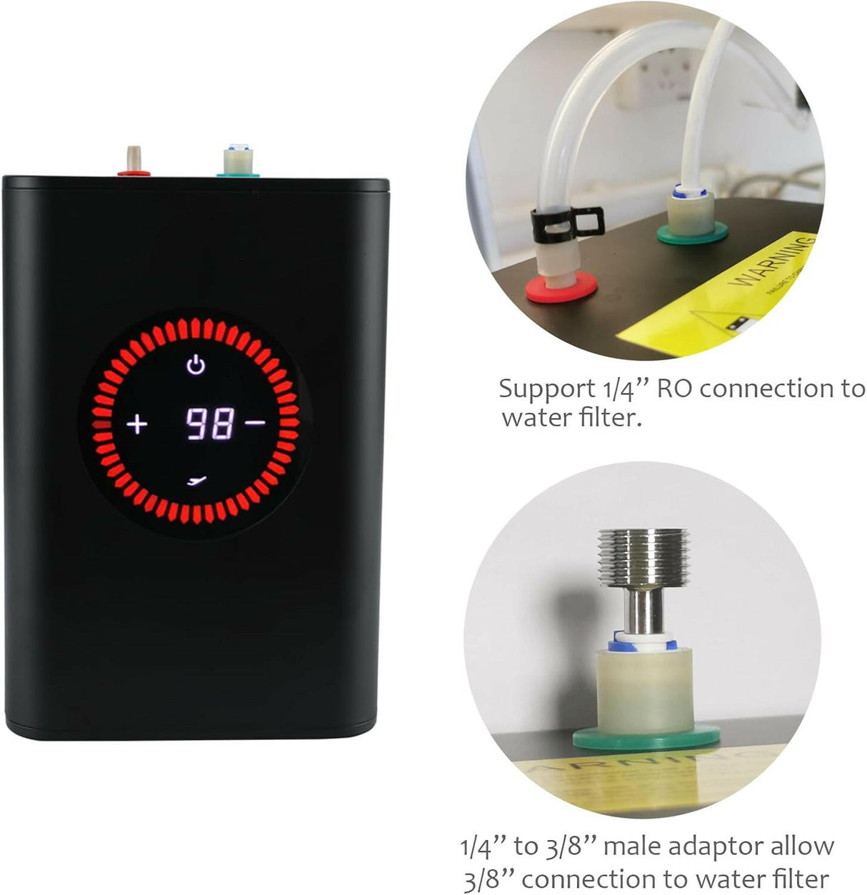 Under Bench Boiling Tank (Manual) Compatible with Pentair Solaria and Schwan Models.