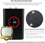 Under Bench Boiling Tank (Manual) Compatible with Pentair Solaria and Schwan Models.