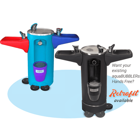 Universal 2 AquaBubbler Pedal Operated Drinking Tap.