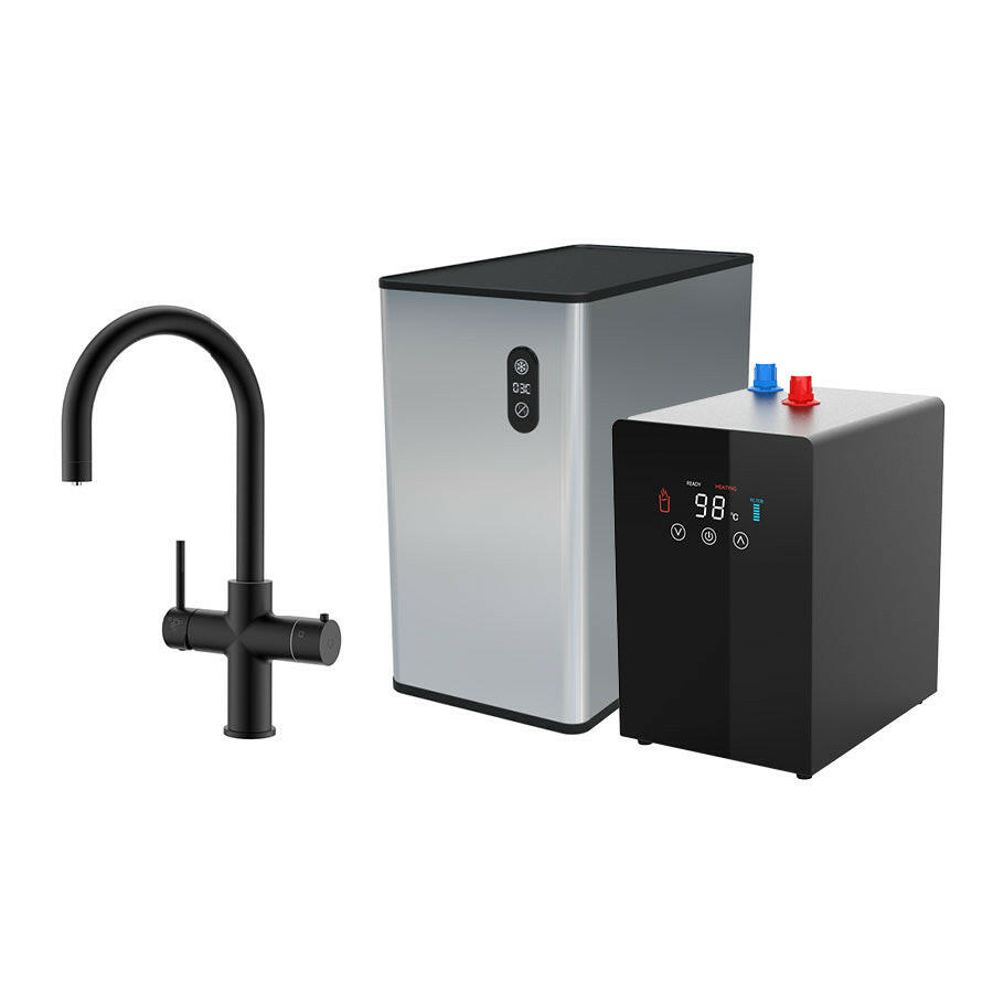 Aqua Boiler and Chiller with 4-in-1 Curved Spout Mixer.