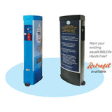 Twin Refill AquaBubbler Pedal Operated Drinking Tap.