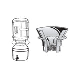 Water Cooler Bottle Filter "Aquanet 2" Fits B19 & B26 Models