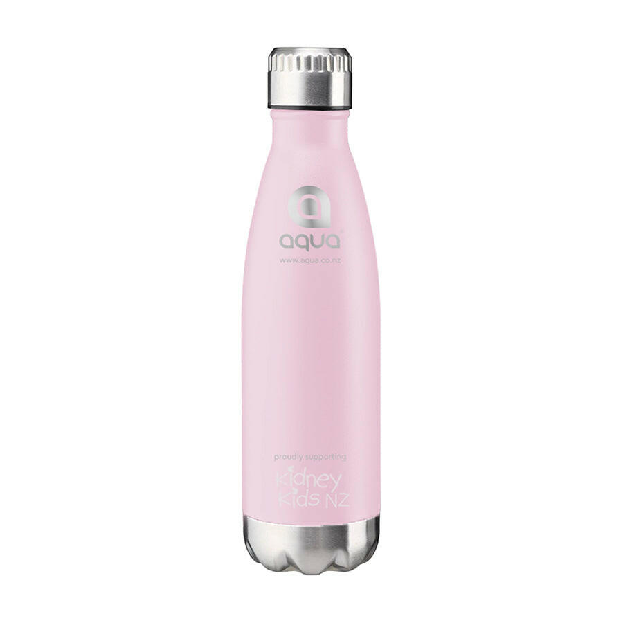Aqua Stainless Steel Drink Bottle Hot & Cold - 500ML.