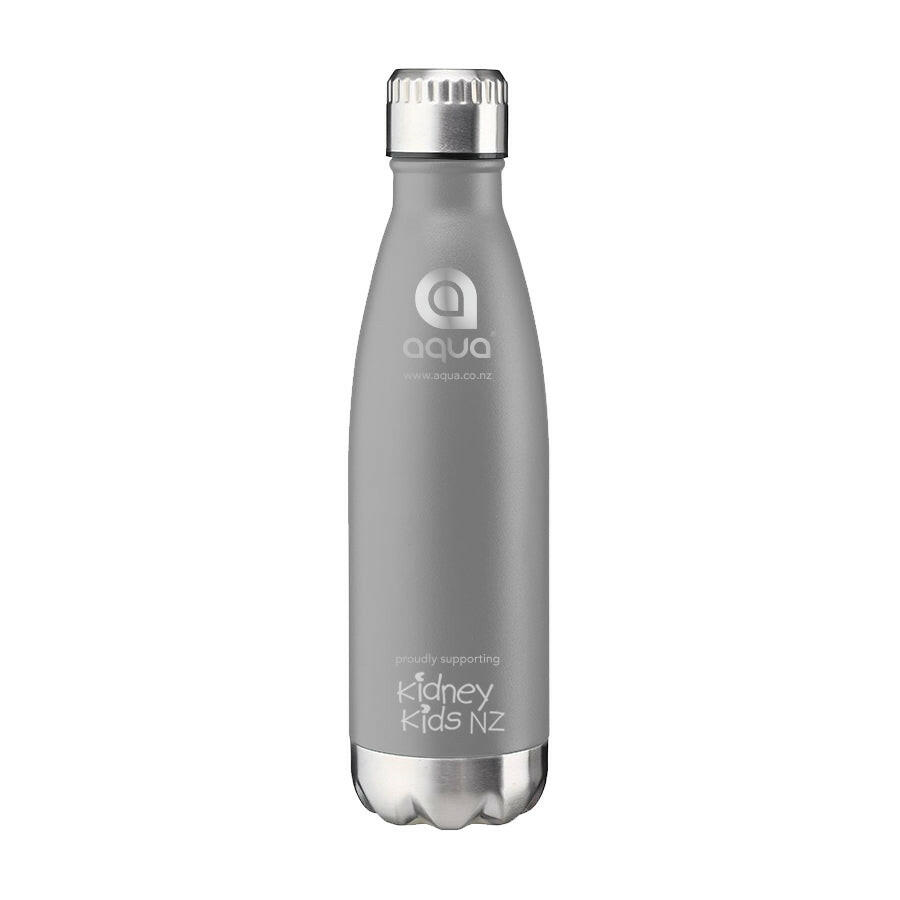 Aqua Stainless Steel Drink Bottle Hot & Cold - 500ML.