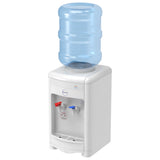 Waterworks “Classic” Bench Top Bottle Water Cooler Off White - Hot and Cold