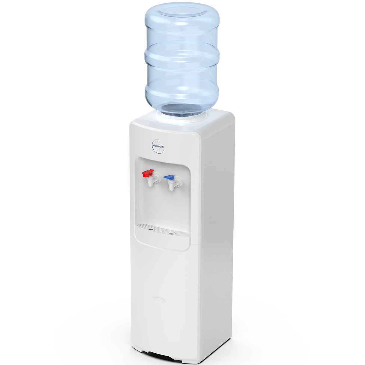 Waterworks “Classic” Freestanding Bottle Water Cooler Off White - Hot and Cold