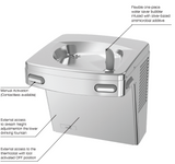 Oasis VersaCooler Vandal Resistant Wall-Mounted Drinking Fountain..