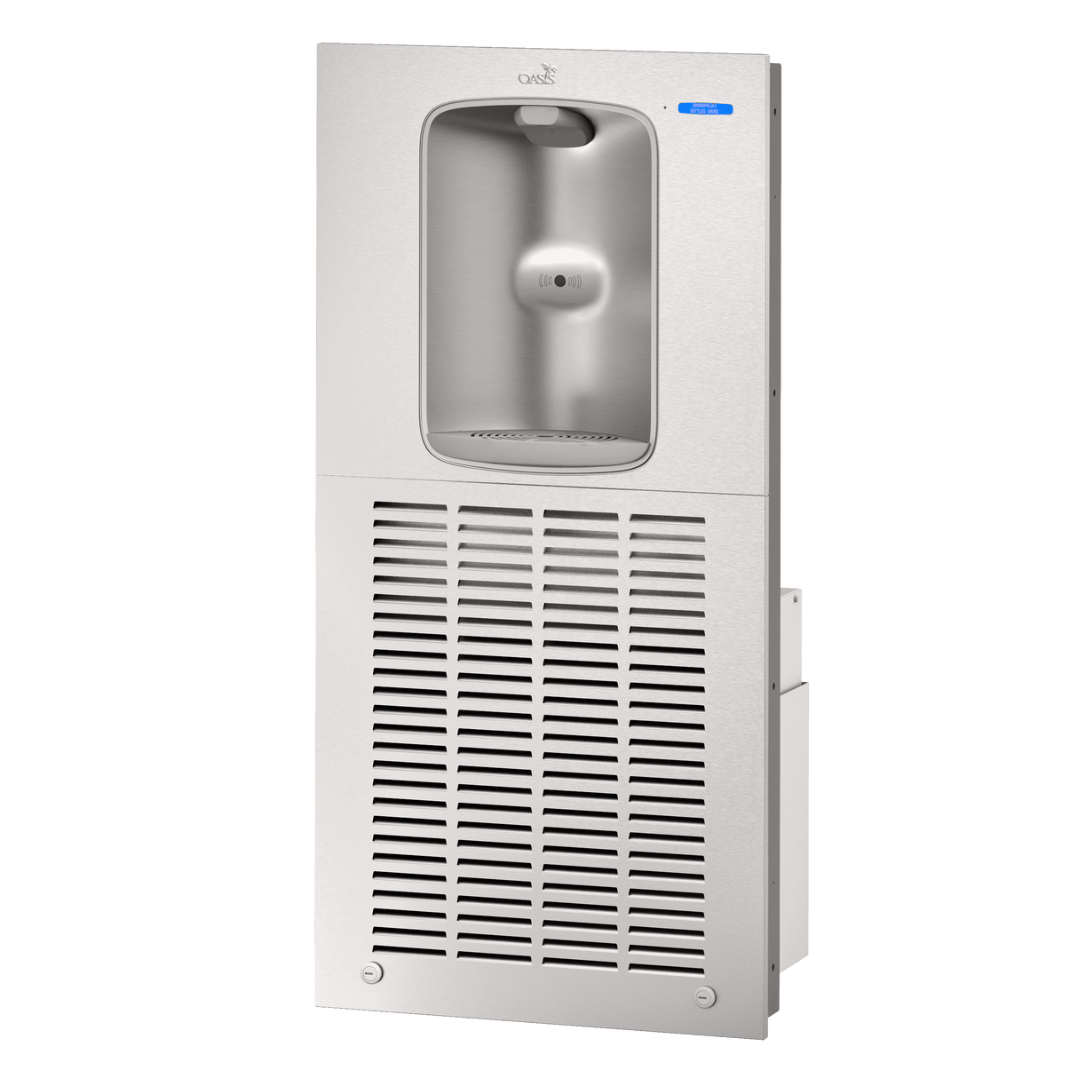 Oasis AquaPointe Contactless Bottle Filler, On-A-Wall Semi Recessed Mount..