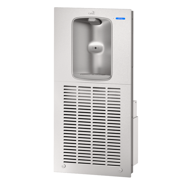 Oasis AquaPointe Contactless Bottle Filler, On-A-Wall Semi Recessed Mount..