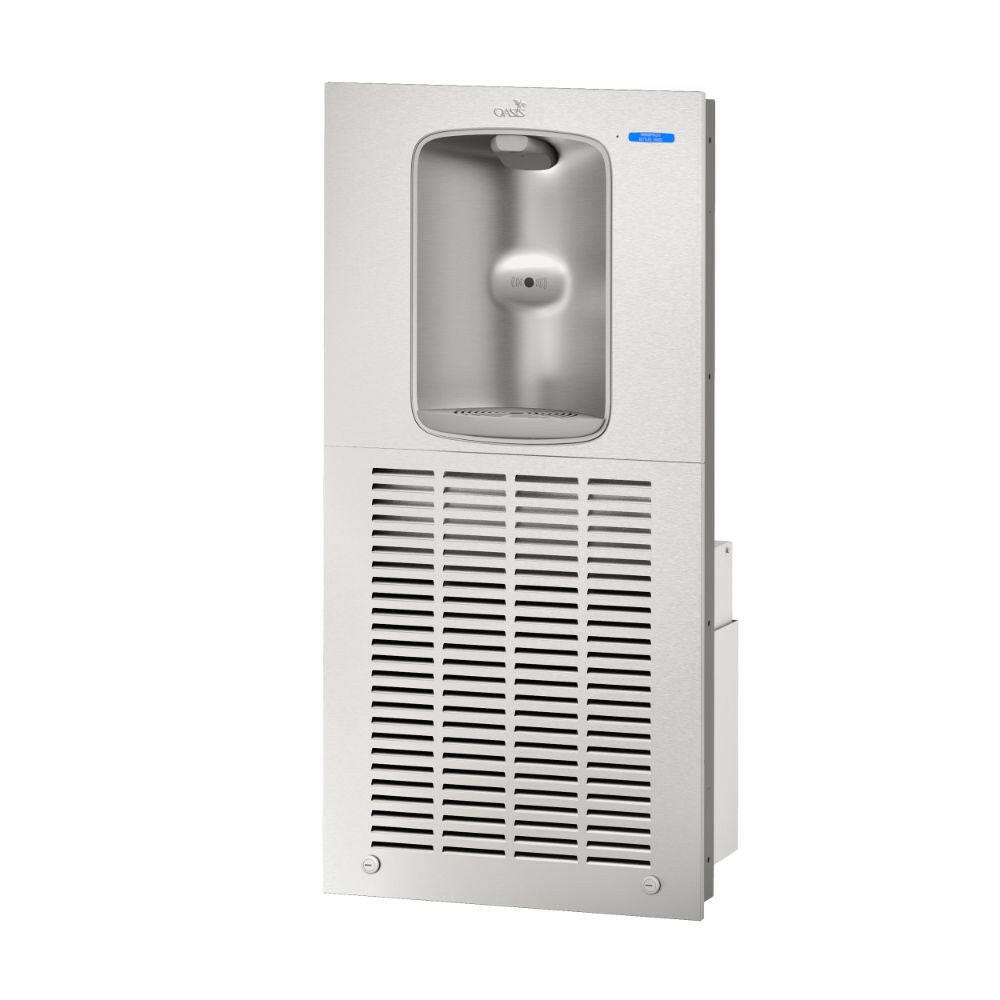 Oasis AquaPointe Contactless Bottle Filler, On-A-Wall Semi Recessed Mount..