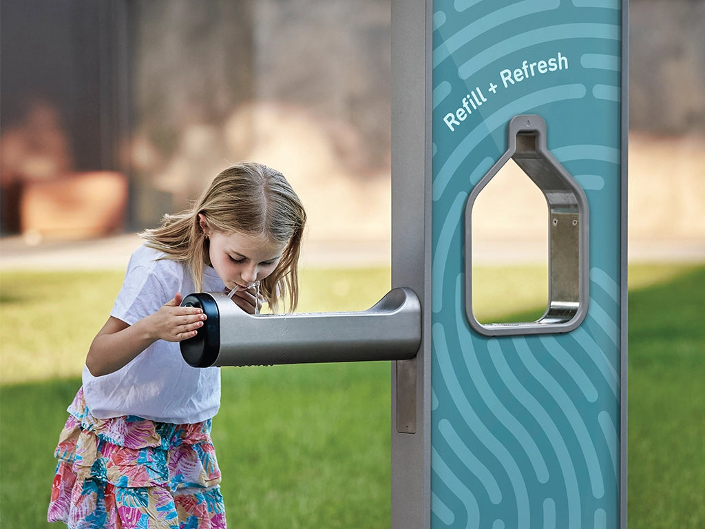 Meetpat Permanent Refill Station - Ground Mounted.