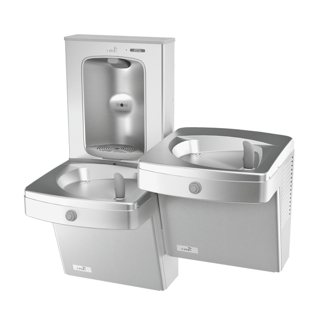 Versafiller Contactless + Manual Split-Level Hydration Station Combo.