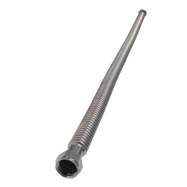 Stainless Connector 48" Length with 1" FPT x 1" FPT (not intended for use on water heaters).