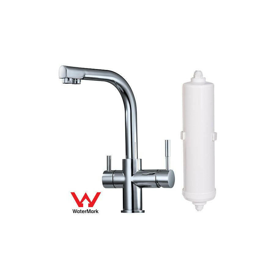 Under Bench GAC Water Filter System with Mixer Sprayer - Rainwater