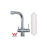 Under Bench GAC Water Filter System with Mixer Sprayer - Rainwater