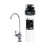 Under Bench High-Flow Inline Filter with Tap