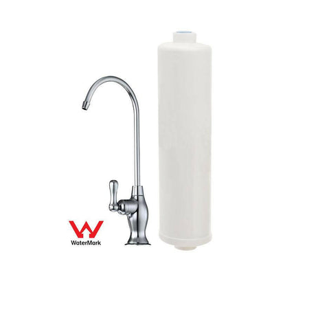 Under Bench KDF Water Filter System with Tap - Mains Water.