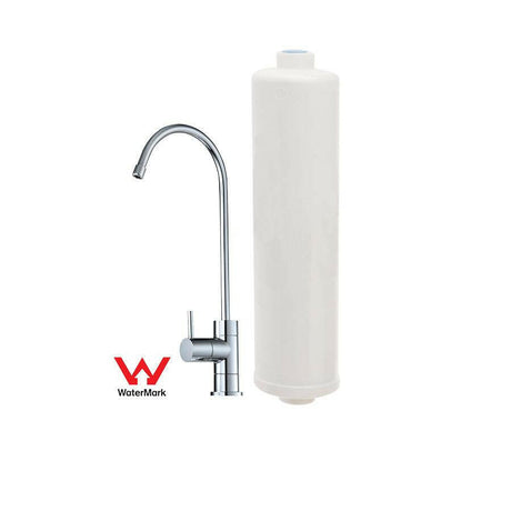 Under Bench KDF Water Filter System with Tap - Mains Water.