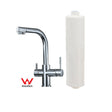 Under Bench KDF Water Filter System with Tri Flo Mixer - Mains Water.