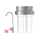 Under Bench "Twin" Water Filter System with Tap.