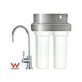 Under Bench "Twin" Water Filter System with Tap.