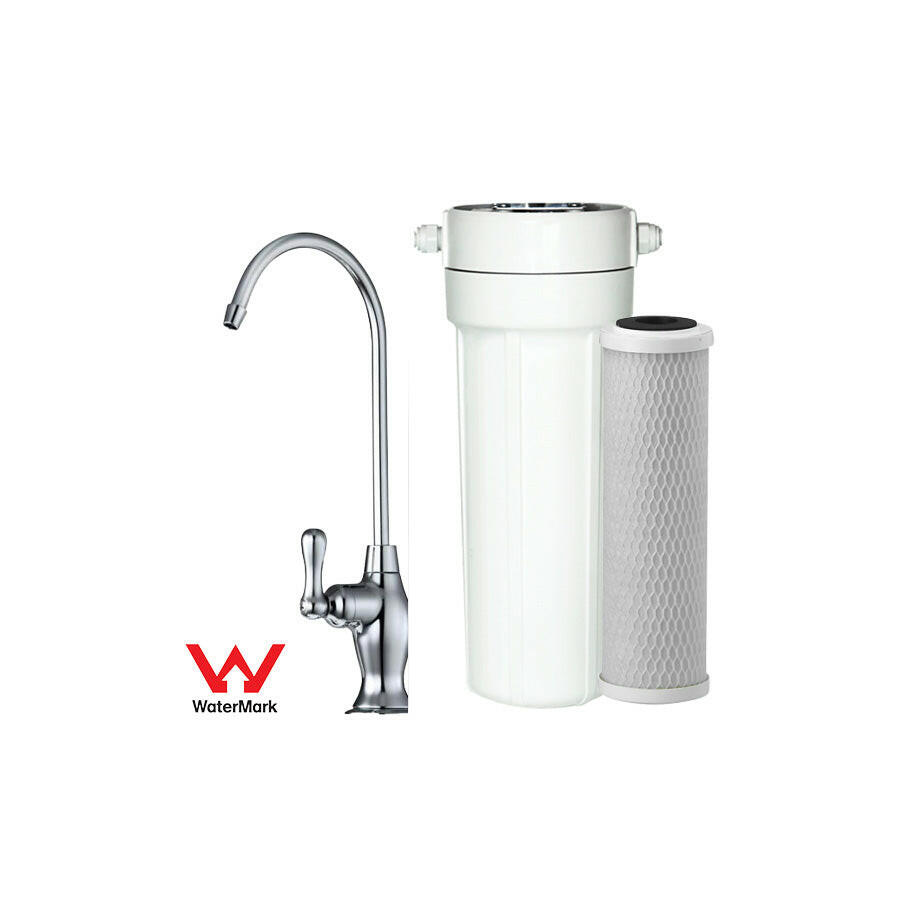 Under Bench KDF/GAC Inline Filter System and Tap - Mains Water.