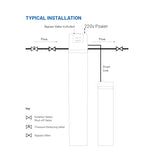 Aqua Whole House Softener Automatic System with Internal Brine Tank