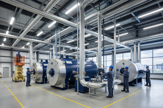 Commercial & Industrial Heating
Need heating for your office, retail store, warehouse, or industrial facility? Aqua has extensive experience in commercial central heating installations and retrofitting projects, delivering solutions that meet your site’s scale, energy demands, and compliance standards. We pride ourselves on completing every project on time, on budget, and to specification.