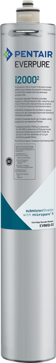 Everpure Submicron Filtration with Micro-Pure II Cartridge.