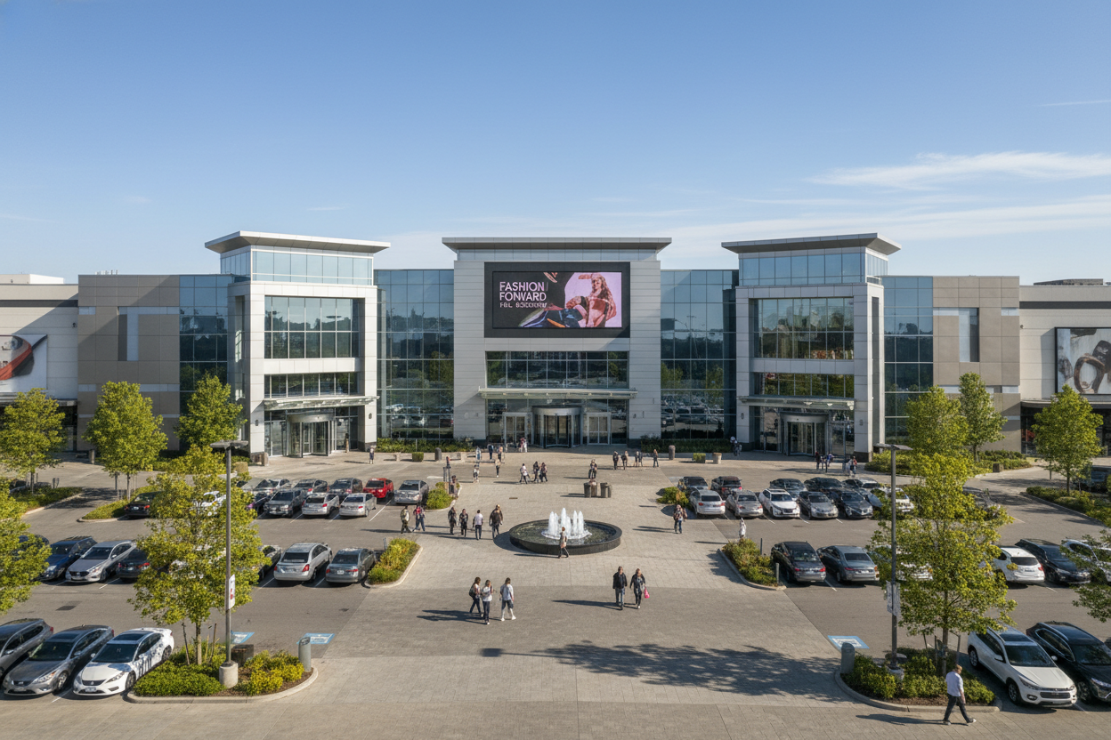 large commercial shopping centre